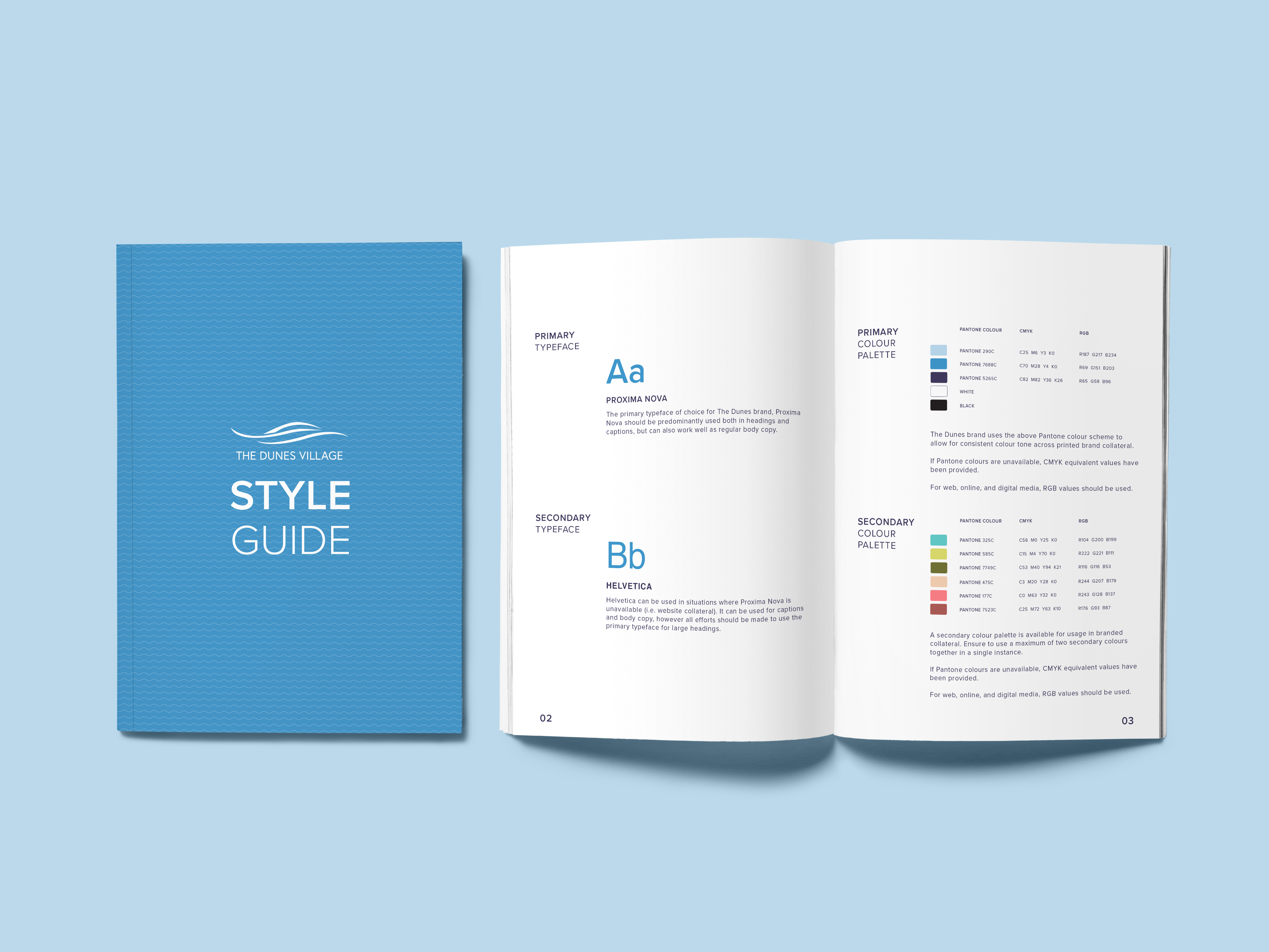 TDunes_A4StyleGuide Mockup