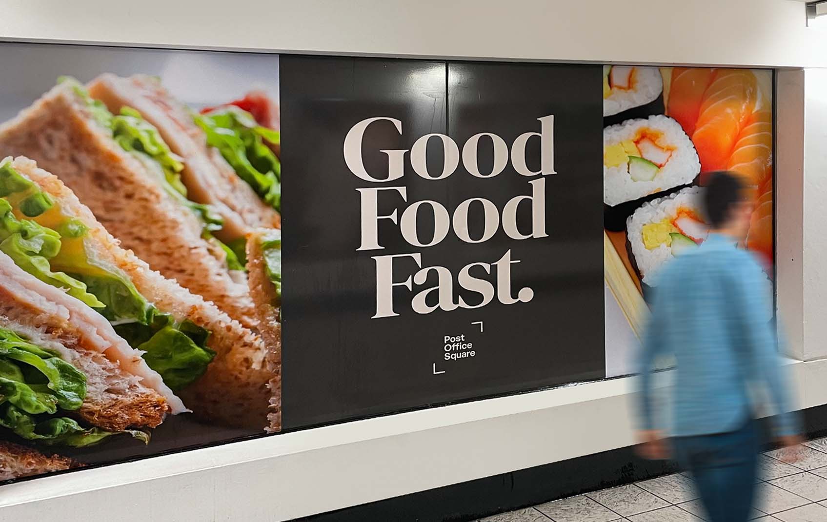 Signage and information campaign for Post Office Square MORE